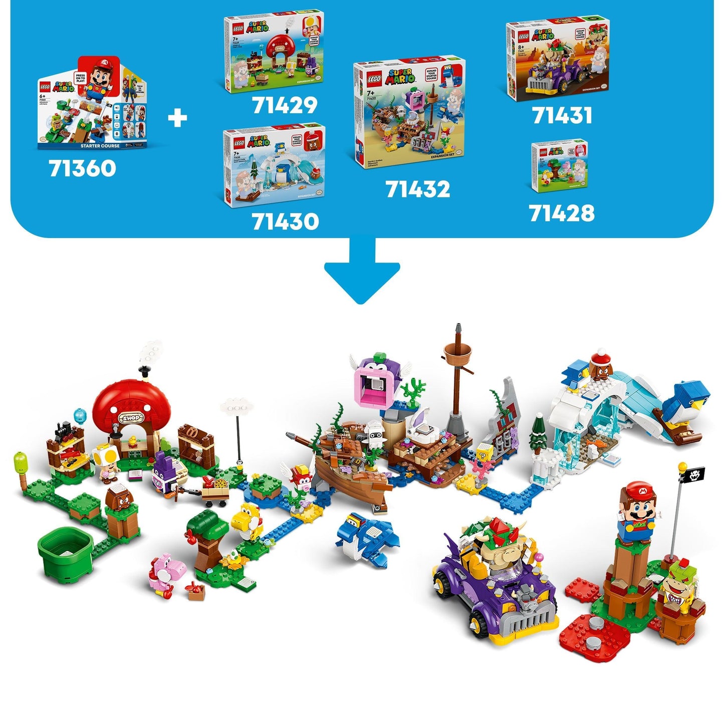 LEGO Nabbit at Toad's Shop 71429 Super Mario LEGO Super Mario @ 2TTOYS | Official LEGO shop😊🥰 LEGO €. 19.99