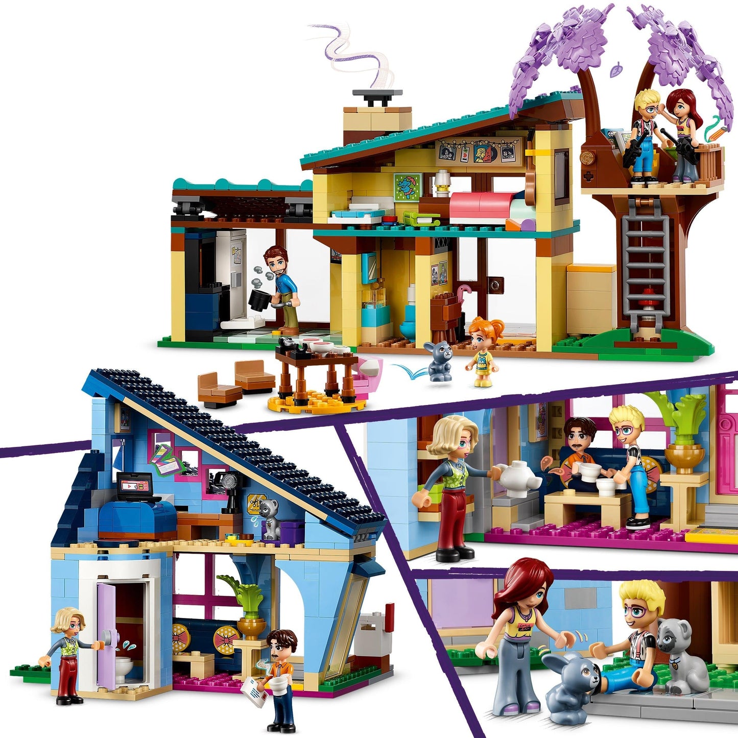 LEGO Olly and Paisley's Family Houses 42620 Friends LEGO FRIENDS @ 2TTOYS LEGO €. 99.99