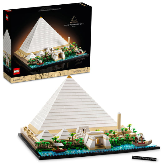 LEGO Piramide van Gizeh 21058 Architecture LEGO ARCHITECTURE @ 2TTOYS | Official LEGO shop😊🥰 LEGO €. 118.98