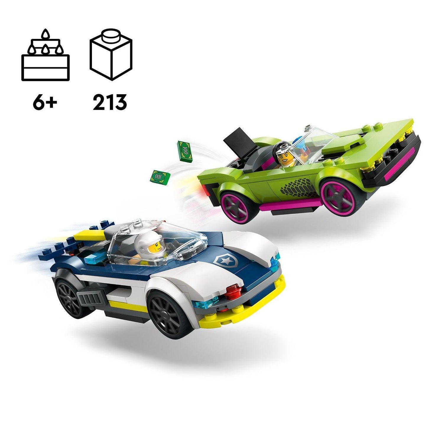 LEGO Police Car and Muscle Car Chase 60415 City LEGO FRIENDS @ 2TTOYS | Official LEGO shop😊🥰 LEGO €. 19.99