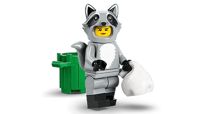 LEGO Raccoon Costume Fan (1 stuk) Minifguren Serie 22 71032-10 LEGO MINIFIGUREN @ 2TTOYS | Official LEGO shop😊🥰 LEGO €. 5.99