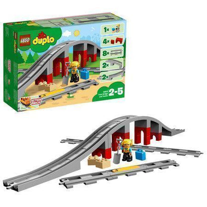 LEGO Rails en brug voor de Duplo trein 10872 DUPLO LEGO DUPLO @ 2TTOYS LEGO €. 20.98