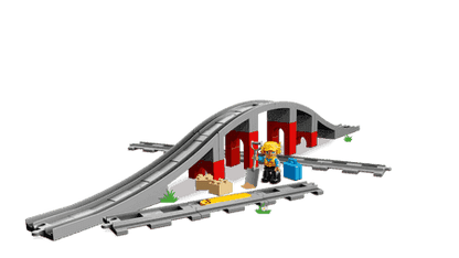 LEGO Rails en brug voor de Duplo trein 10872 DUPLO LEGO DUPLO @ 2TTOYS LEGO €. 20.98