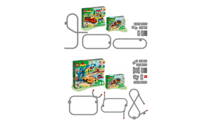 LEGO Rails en brug voor de Duplo trein 10872 DUPLO LEGO DUPLO @ 2TTOYS LEGO €. 20.98