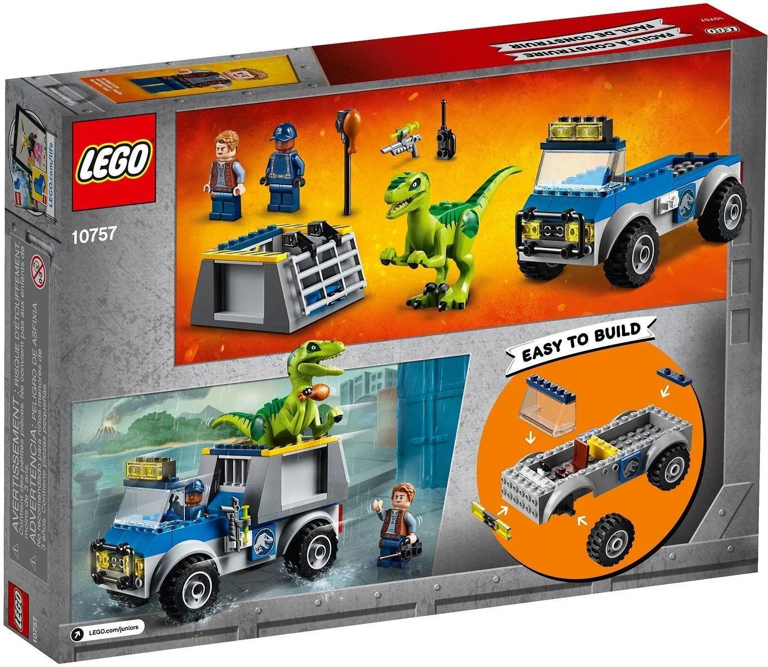 LEGO Raptor reddingsauto 10757 Juniors LEGO Juniors @ 2TTOYS | Official LEGO shop😊🥰 LEGO €. 24.99