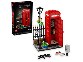 LEGO Red London Telephone Box 21347 Ideas @ 2TTOYS | Official LEGO shop😊🥰 2TTOYS €. 114.99