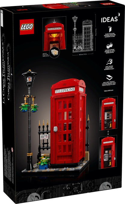 LEGO Red London Telephone Box 21347 Ideas @ 2TTOYS | Official LEGO shop😊🥰 2TTOYS €. 114.99