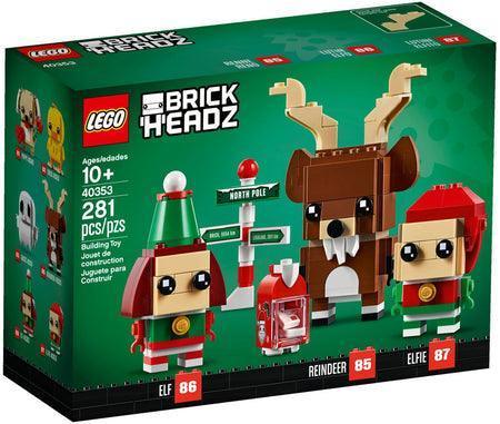 LEGO Rendier, Elf & Elfie 40353 BrickHeadz LEGO BRICKHEADZ @ 2TTOYS | Official LEGO shop😊🥰 LEGO €. 24.99