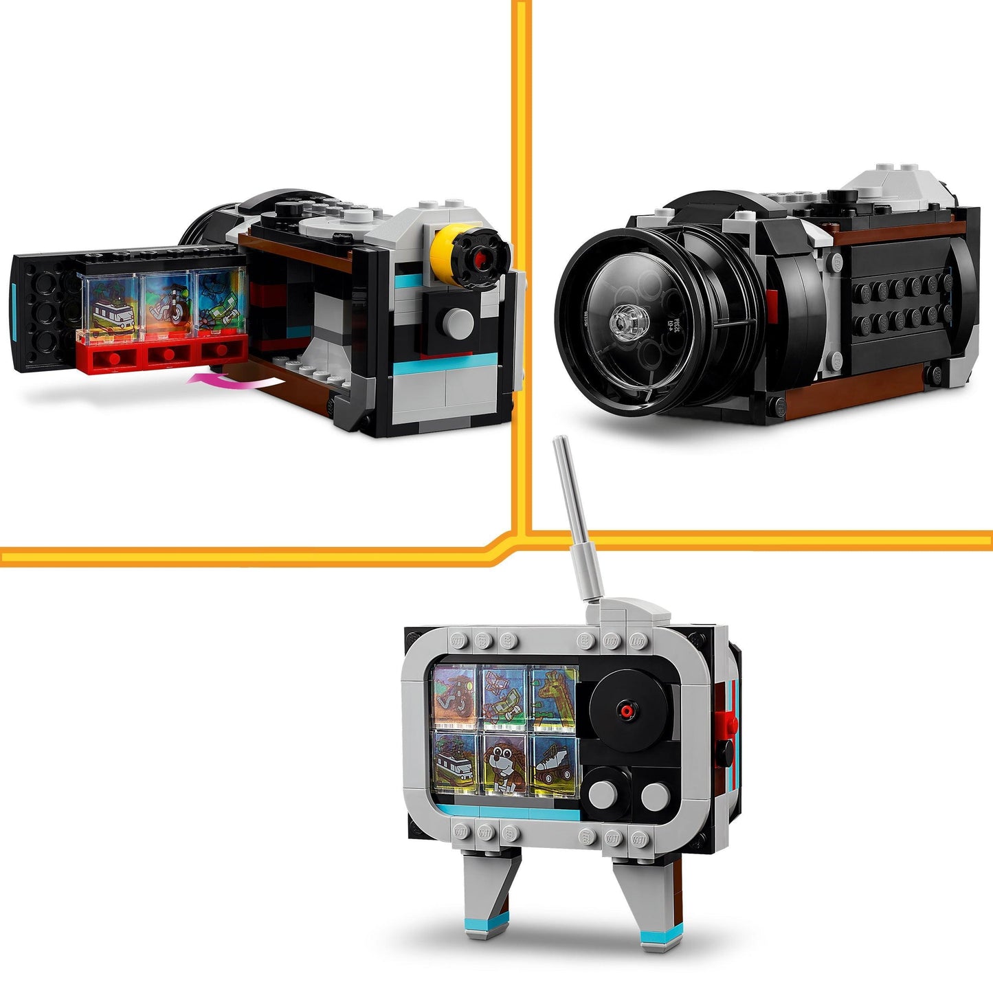 LEGO Retro Camera 31147 Creator 3 in 1 LEGO CREATOR 3 IN 1 @ 2TTOYS | Official LEGO shop😊🥰 LEGO €. 19.99