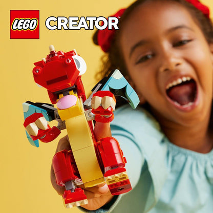 LEGO Rode Draak 31145 Creator 3 in 1 LEGO CREATOR 3 IN 1 @ 2TTOYS | Official LEGO shop😊🥰 LEGO €. 8.49