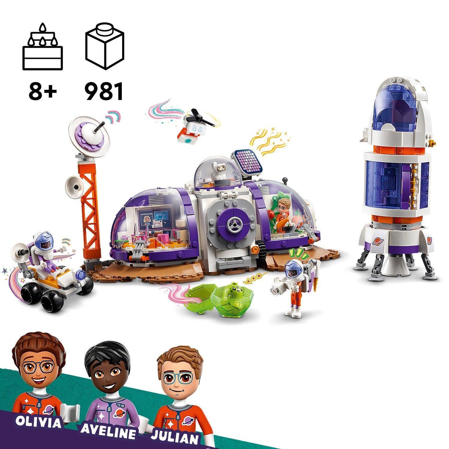 LEGO Ruimte station op mars met raket 42605 Friends LEGO FRIENDS @ 2TTOYS | Official LEGO shop😊🥰 LEGO €. 76.49