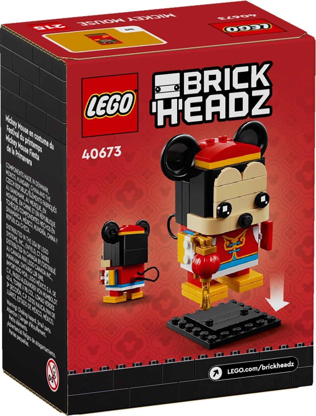 LEGO Spring Festival Mickey Mouse 40673 Brickheadz LEGO BRICKHEADZ @ 2TTOYS | Official LEGO shop😊🥰 LEGO €. 9.99