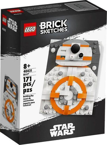 LEGO Star Wars BB-8 mosaic 40431 Brick Sketches LEGO STARWARS @ 2TTOYS | Official LEGO shop😊🥰 LEGO €. 24.99