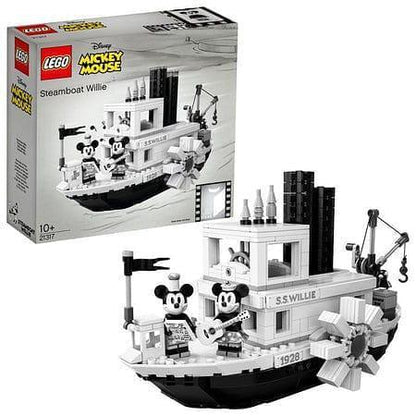 LEGO Steamboat Willie met Mickey en Minnie Mouse 21317 Ideas (USED) LEGO IDEAS @ 2TTOYS | Official LEGO shop😊🥰 LEGO €. 119.99