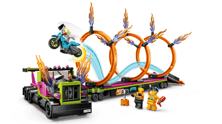 LEGO Stunt Truck & Ring of Fire Challenge 60357 City LEGO CITY @ 2TTOYS | Official LEGO shop😊🥰 LEGO €. 49.99