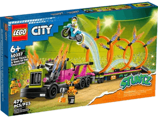 LEGO Stunt Truck & Ring of Fire Challenge 60357 City LEGO CITY @ 2TTOYS | Official LEGO shop😊🥰 LEGO €. 49.99