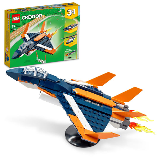 LEGO Supersonisch Straal vliegtuig 31126 Creator 3-in-1 LEGO CREATOR @ 2TTOYS | Official LEGO shop😊🥰 LEGO €. 16.49