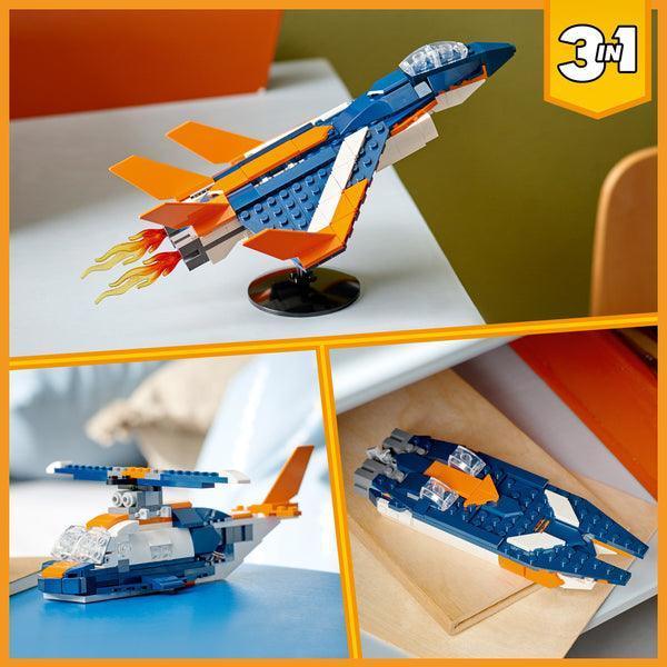 LEGO Supersonisch Straal vliegtuig 31126 Creator 3-in-1 LEGO CREATOR @ 2TTOYS | Official LEGO shop😊🥰 LEGO €. 16.49