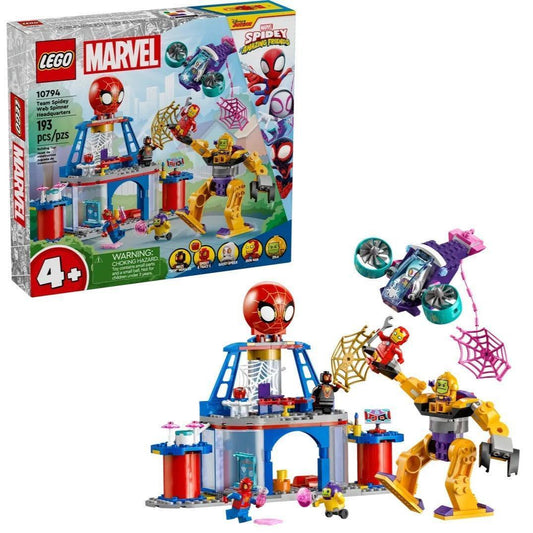 LEGO Team Spidey Web Spinner Headquarters 10794 Spidey LEGO Spiderman @ 2TTOYS | Official LEGO shop😊🥰 LEGO €. 54.99