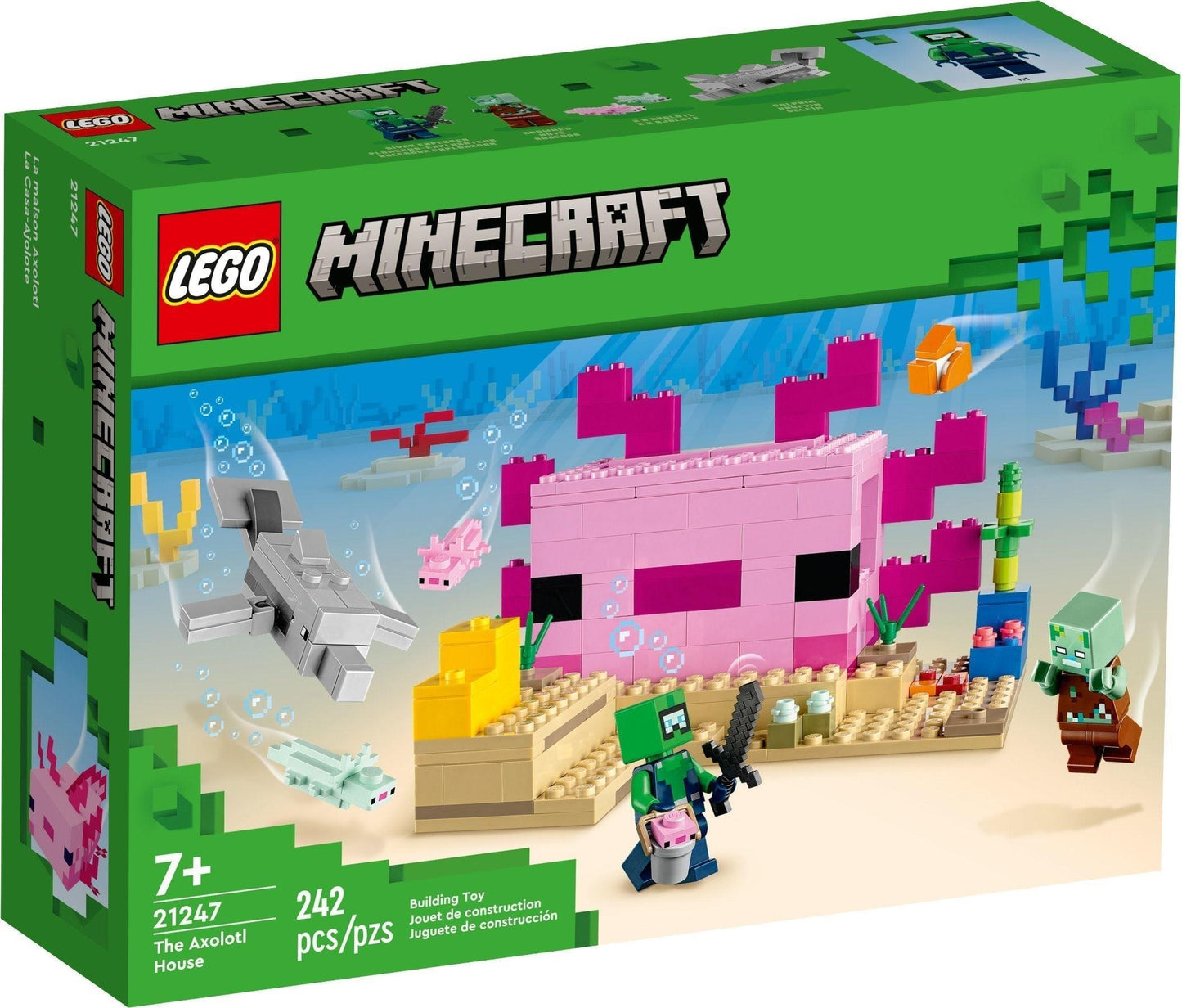 LEGO The Axolotl House 21247 Minecraft LEGO MINECRAFT @ 2TTOYS | Official LEGO shop😊🥰 LEGO €. 22.49