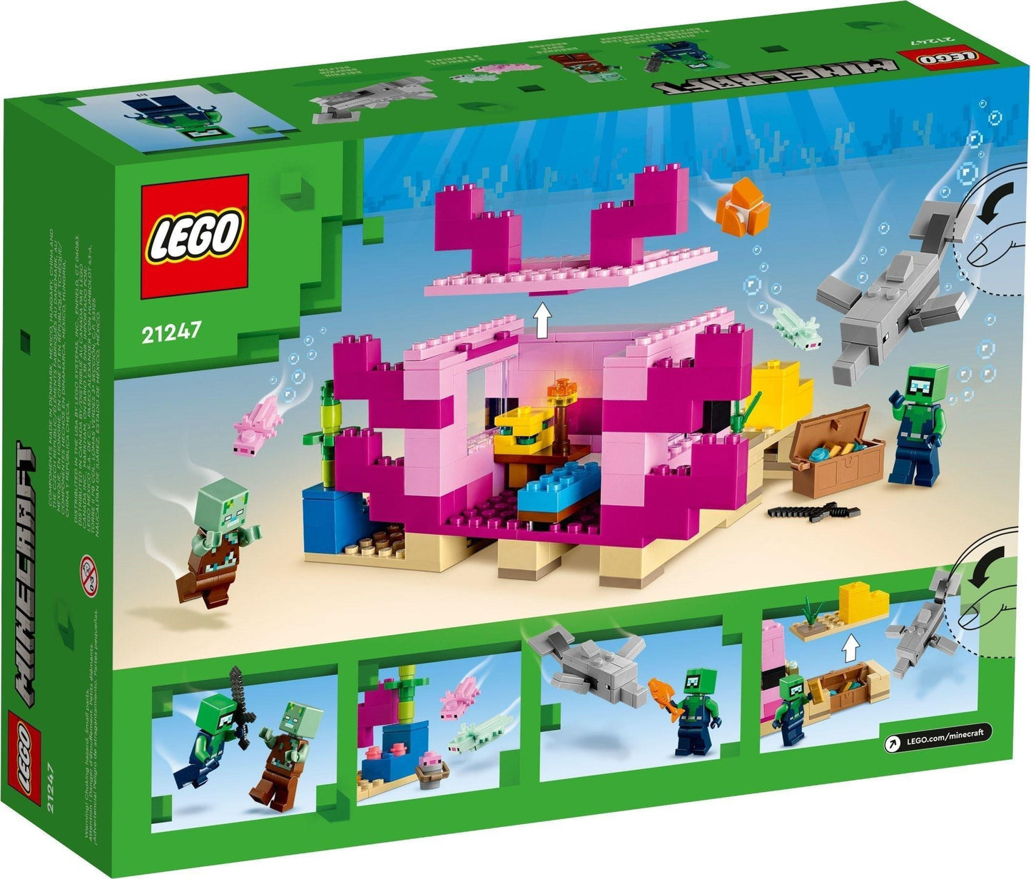 LEGO The Axolotl House 21247 Minecraft LEGO MINECRAFT @ 2TTOYS | Official LEGO shop😊🥰 LEGO €. 22.49