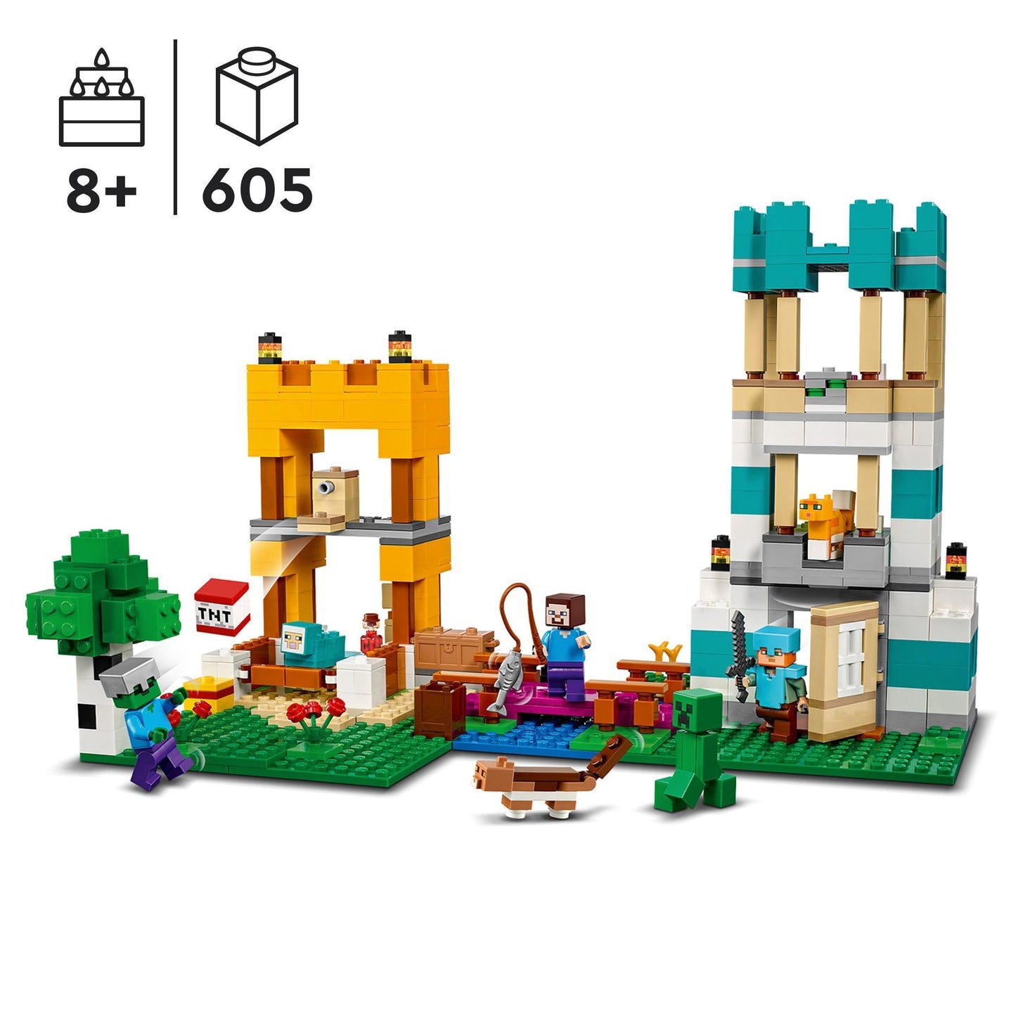 LEGO The Crafting-box 4.0 21249 Minecraft LEGO @ 2TTOYS | Official LEGO shop😊🥰 LEGO €. 74.99