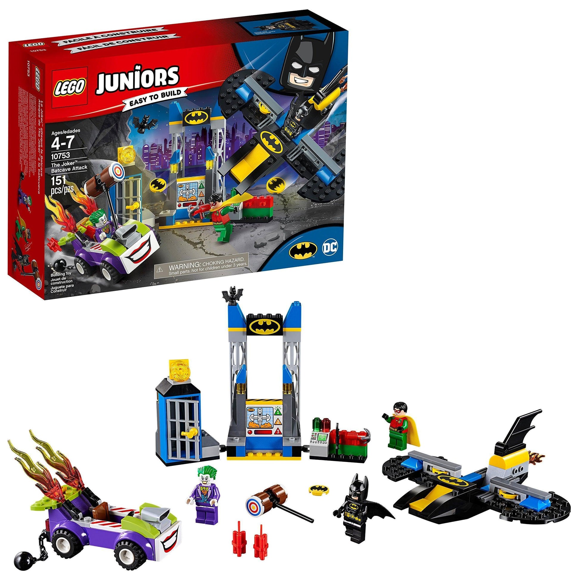 LEGO The Joker Batcave Attack 10753 Juniors LEGO Juniors @ 2TTOYS | Official LEGO shop😊🥰 LEGO €. 21.49