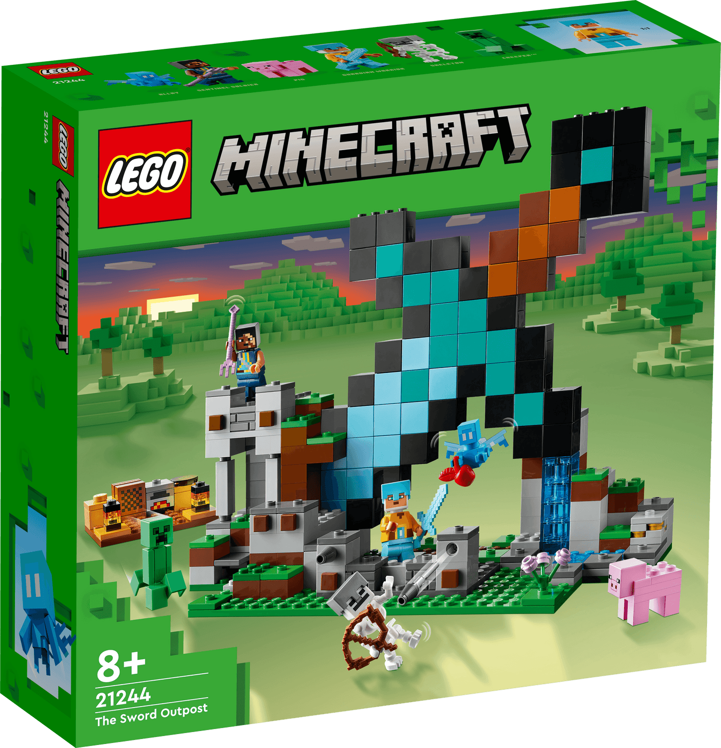 LEGO Uitvalbasis zwaard 21244 Minecraft LEGO MINECRAFT @ 2TTOYS | Official LEGO shop😊🥰 LEGO €. 38.48