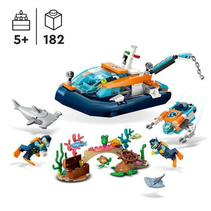 LEGO Verkenningsduikboot 60377 City LEGO CITY @ 2TTOYS | Official LEGO shop😊🥰 LEGO €. 25.48