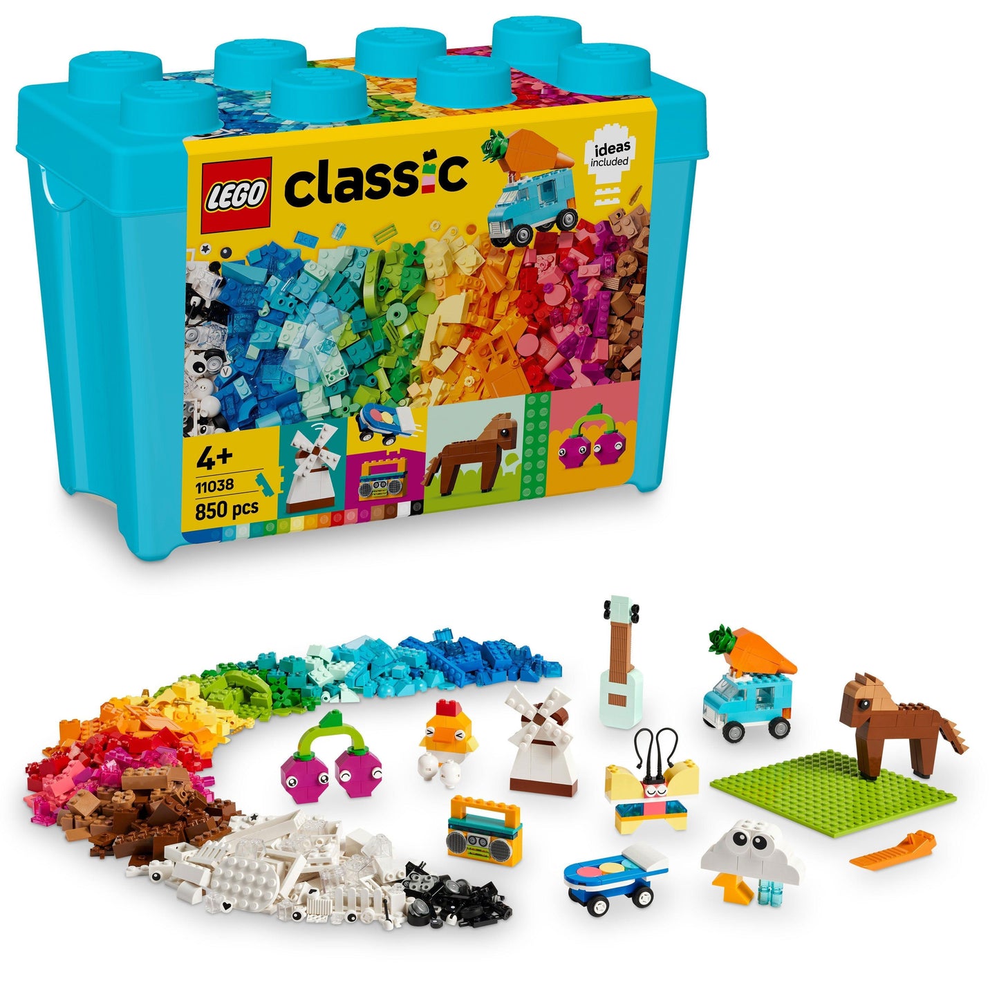 LEGO Vibrant Creative Brick Box 11038 Classic LEGO CLASSIC @ 2TTOYS | Official LEGO shop😊🥰 LEGO €. 59.99