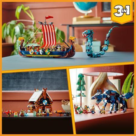 LEGO Viking Ship and the Midgard Serpent 31132 Creator LEGO CREATOR @ 2TTOYS | Official LEGO shop😊🥰 LEGO €. 119.99