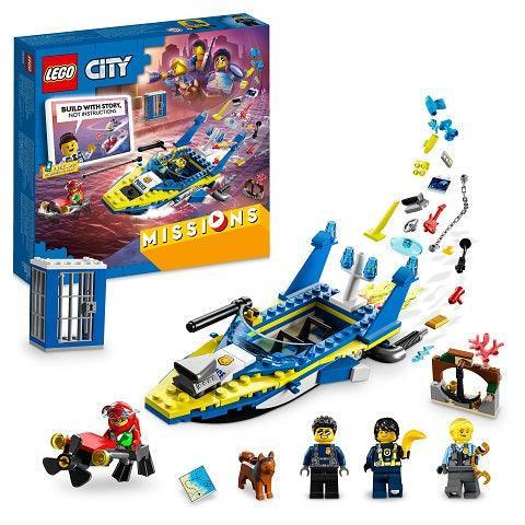 LEGO Water Police Detective Missions 60355 City LEGO CITY @ 2TTOYS | Official LEGO shop😊🥰 LEGO €. 29.99