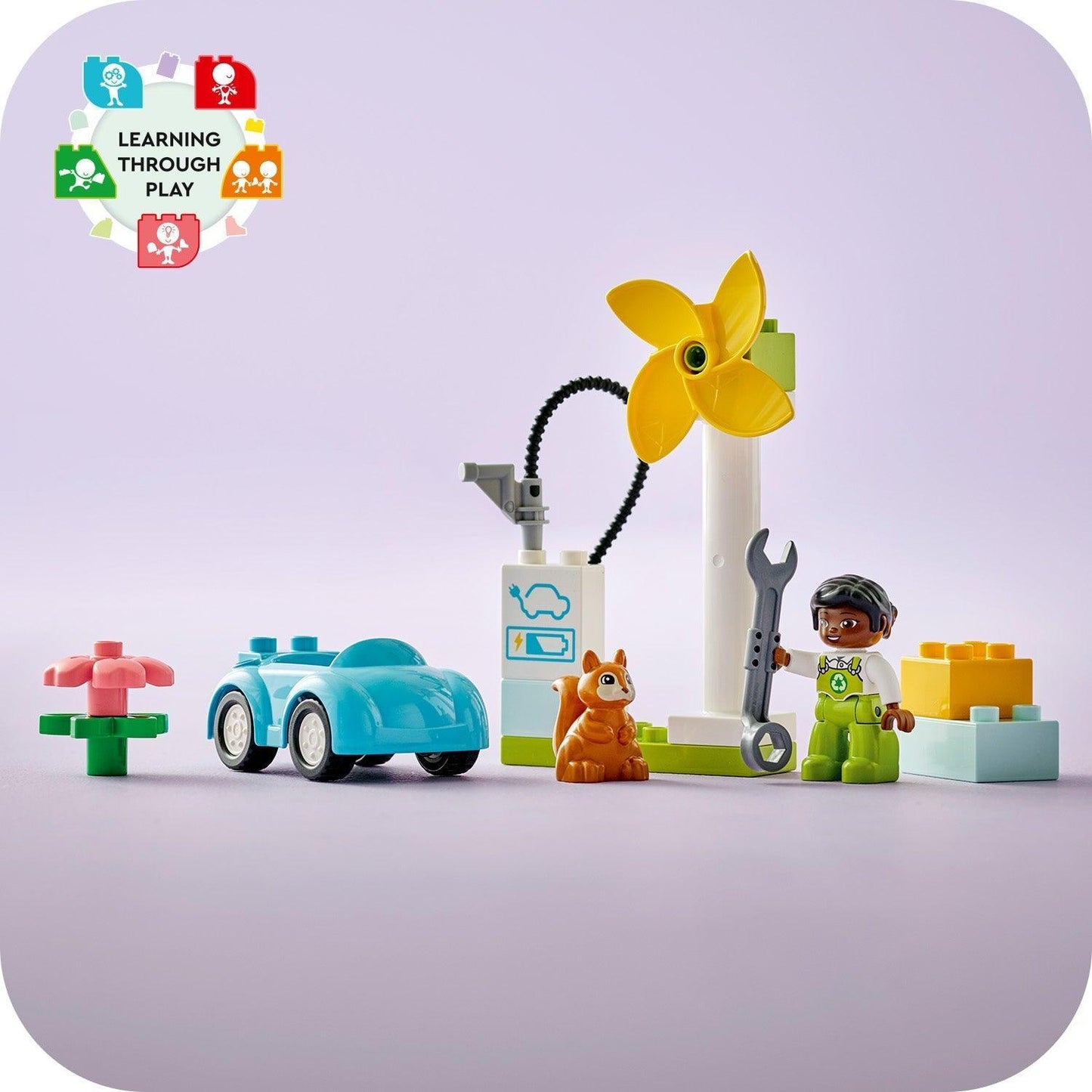 LEGO Wind Turbine and Electric Car 10985 DUPLO @ 2TTOYS | Official LEGO shop😊🥰 LEGO €. 9.99