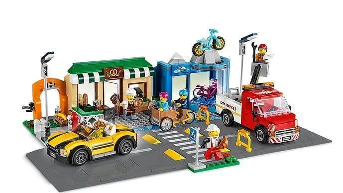 LEGO Winkelstraat met bakkerij, fietsenwinkel en park 60306 City Ville LEGO CITY VILLE @ 2TTOYS | Official LEGO shop😊🥰 LEGO €. 89.99