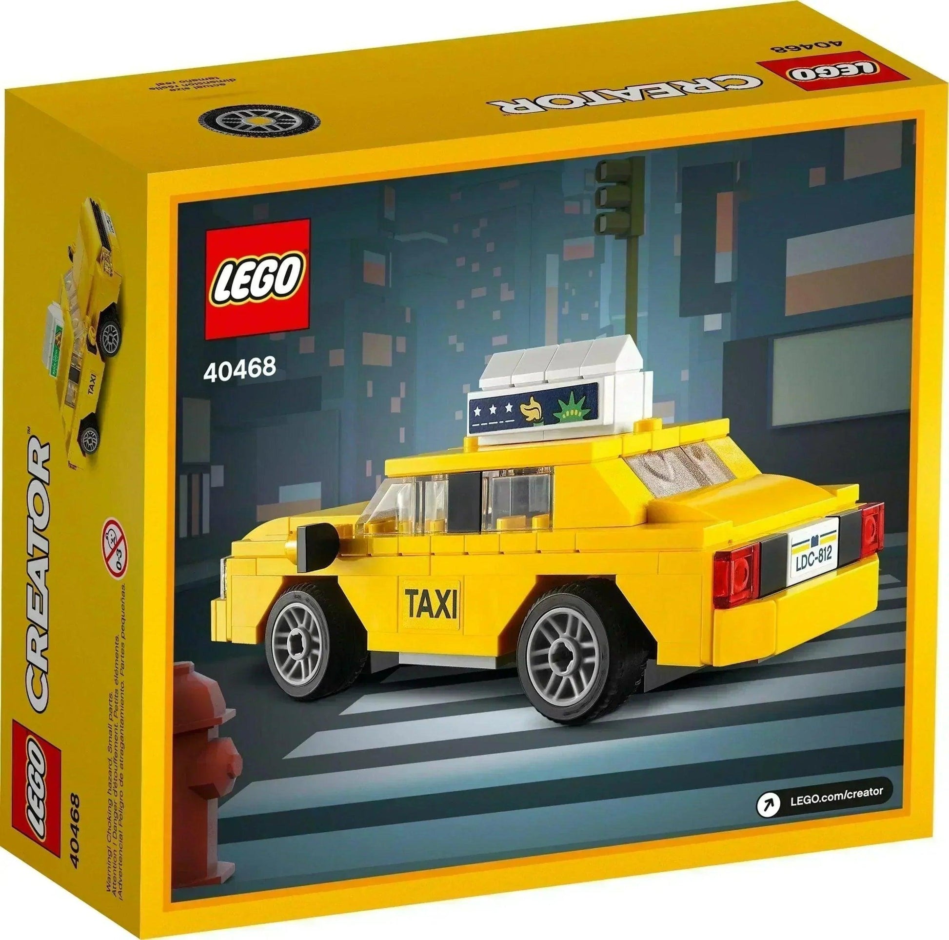 LEGO Yellow Taxi 40468 Creator LEGO CREATOR @ 2TTOYS | Official LEGO shop😊🥰 LEGO €. 12.49