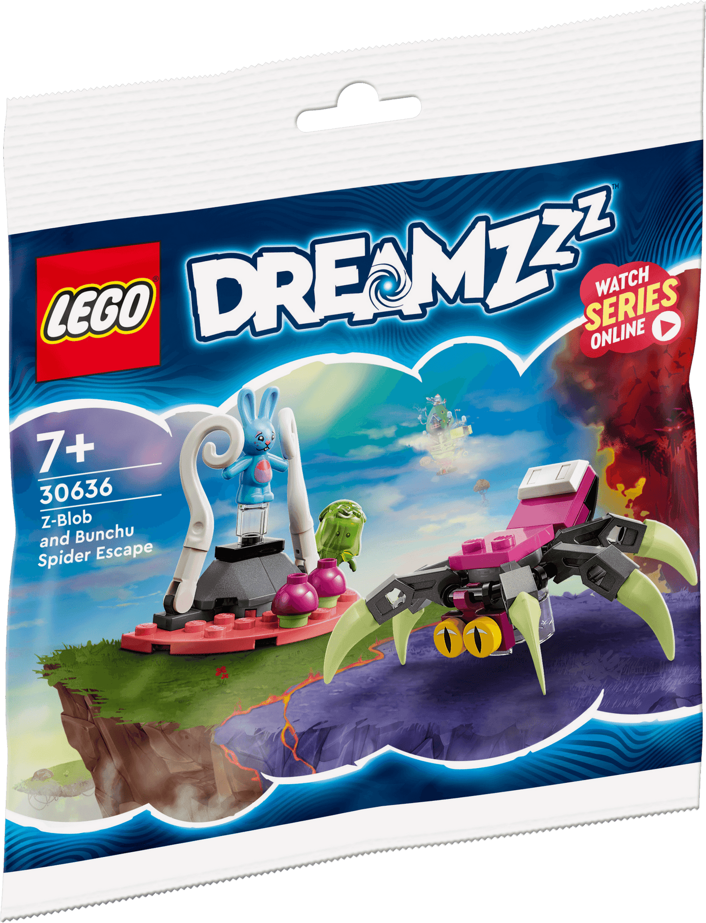 LEGO Z-Blob and Bunchu Spider Escape 30636 Dreamzzz LEGO @ 2TTOYS | Official LEGO shop😊🥰 LEGO €. 9.99