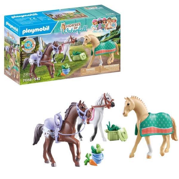 PLAYMOBIL 3 paarden met accessoires 71356 Horses of Waterfall PLAYMOBIL HORSES OF WATERFALL @ 2TTOYS | Official LEGO shop😊🥰 PLAYMOBIL €. 15.99