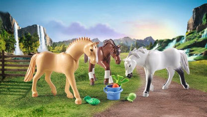 PLAYMOBIL 3 paarden met accessoires 71356 Horses of Waterfall PLAYMOBIL HORSES OF WATERFALL @ 2TTOYS | Official LEGO shop😊🥰 PLAYMOBIL €. 15.99