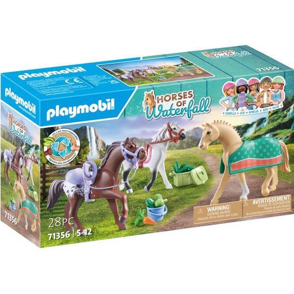 PLAYMOBIL 3 paarden met accessoires 71356 Horses of Waterfall PLAYMOBIL HORSES OF WATERFALL @ 2TTOYS | Official LEGO shop😊🥰 PLAYMOBIL €. 15.99