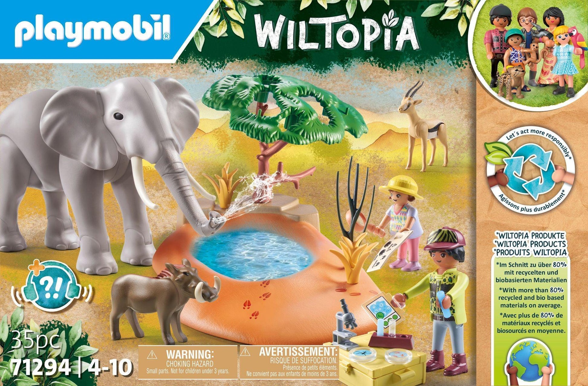 PLAYMOBIL Jungle dieren verzorging 71294 Wiltopia PLAYMOBIL WILTOPIA @ 2TTOYS | Official LEGO shop😊🥰 PLAYMOBIL €. 31.49