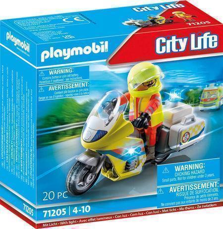 PLAYMOBIL Noodmotorfiets met zwaailicht 71205 City Life PLAYMOBIL CITY LIFE @ 2TTOYS | Official LEGO shop😊🥰 PLAYMOBIL €. 17.49