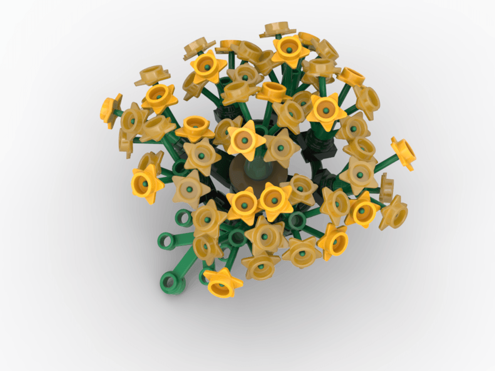 Yellow Firefly (gemaakt van orginele LEGO steentjes) LEGO BLOEMEN @ 2TTOYS | Official LEGO shop😊🥰 DOL OP BOUWEN €. 9.99